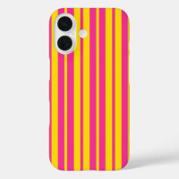 Pink Yellow Stylish Stripes Pattern Design