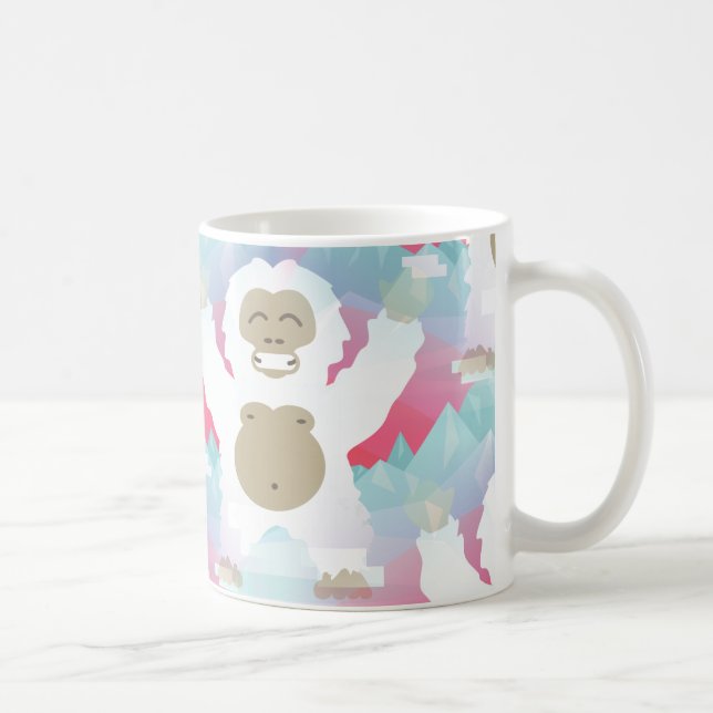 pink yeti coffee mug (Right)