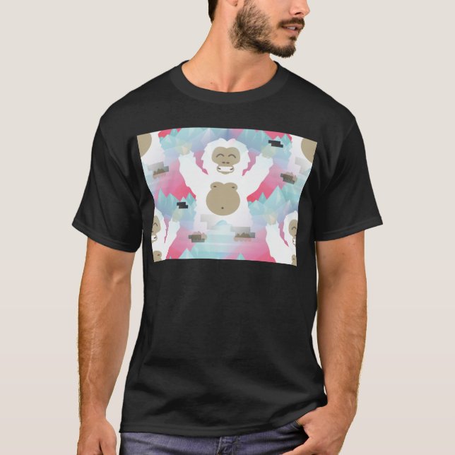 pink yeti T-Shirt (Front)