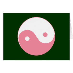Pink Yin-Yang Symbol
