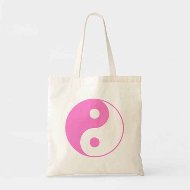 Pink Yin Yang Tote Bag (Front)