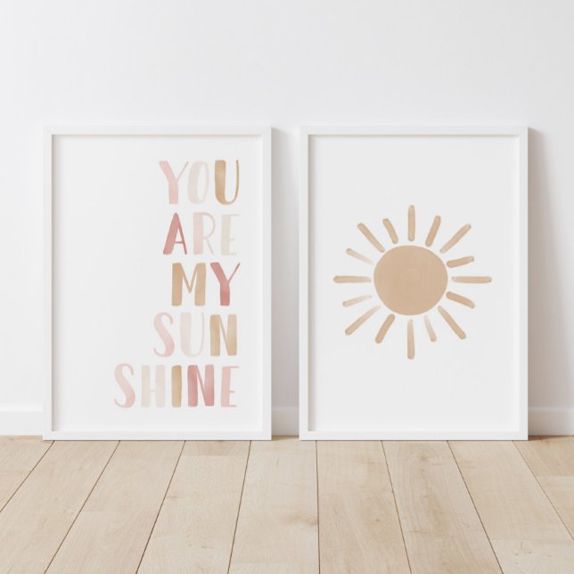 Pink You Are My Sunshine and Sun Girl Nursery (Créateur téléchargé)