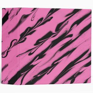 Pink Zebra Binder