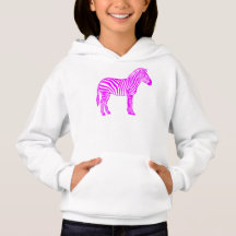 Pink Zebra Kids T-Shirt – Cute Striped Animal Tee