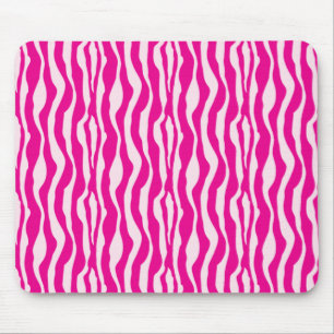 Pink Zebra Mouse Pad