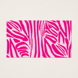 Pink zebra print