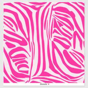 Pink zebra print