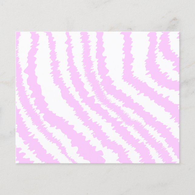 Pink Zebra Print, Animal Pattern. (Front)