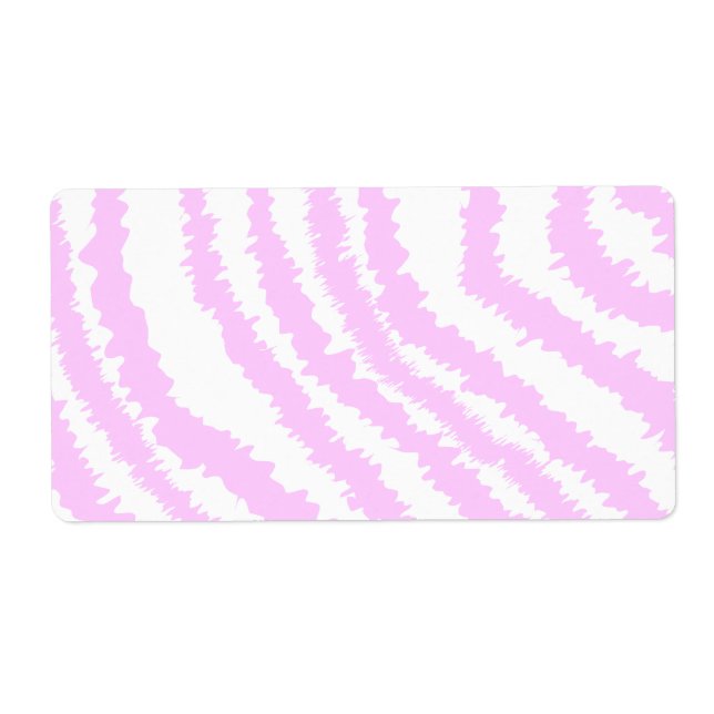 Pink Zebra Print, Animal Pattern. (Front)