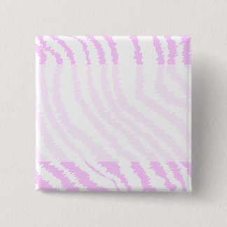 Pink Zebra Print, Animal Pattern. 2 Inch Square Button