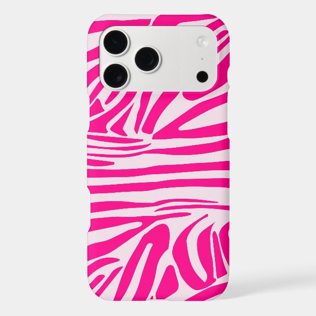Pink Zebra Print Pattern (Back)