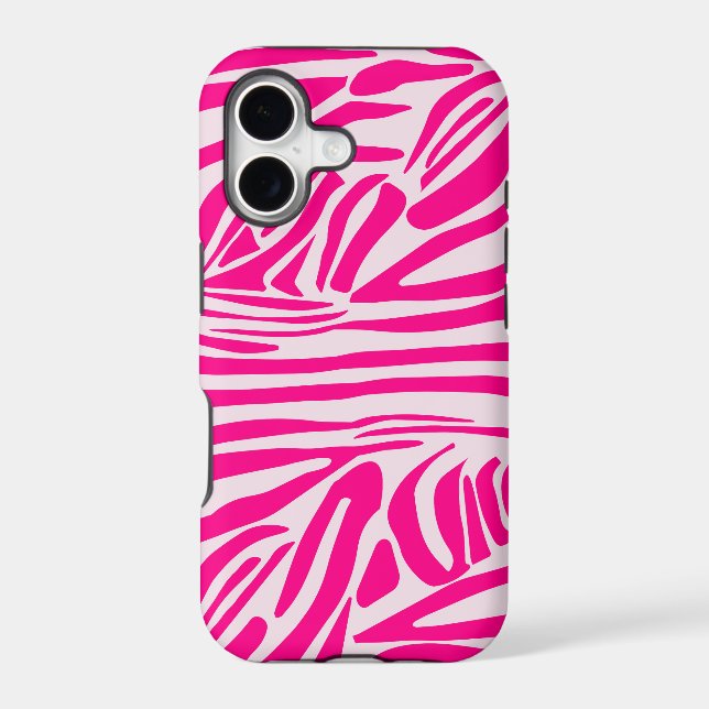 Pink Zebra Print Pattern (Back)
