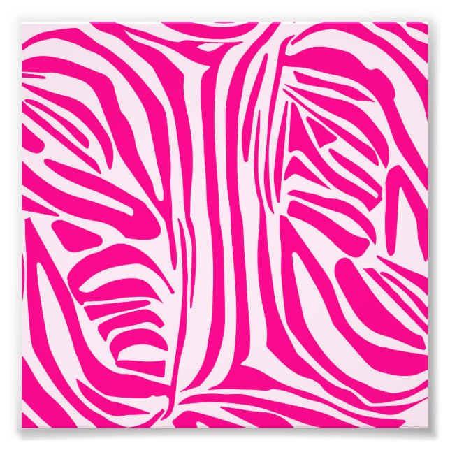 Pink Zebra Print Pattern (Front)