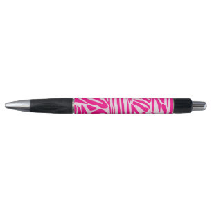 Pink Zebra Print Pattern Pen