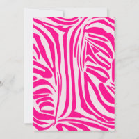 Pink Zebra Print Pattern