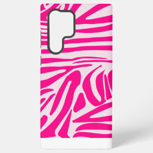 Pink zebra print samsung galaxy case