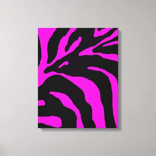 Pink Zebra Stripe Animal Print (Front)