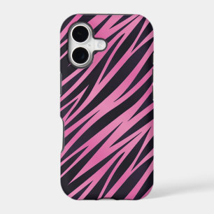 Pink Zebra Stripe Background