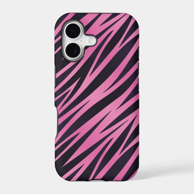 Pink Zebra Stripe Background (Back)