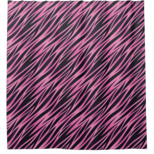Pink Zebra Stripe Background