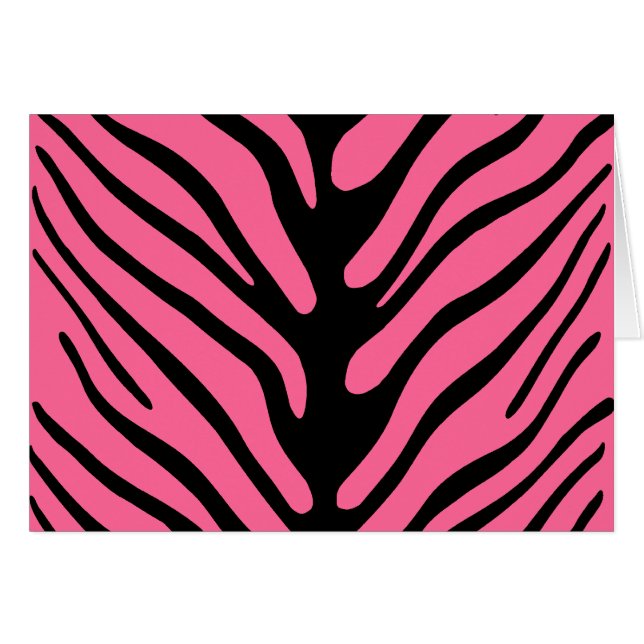 Pink Zebra Stripes (Front Horizontal)