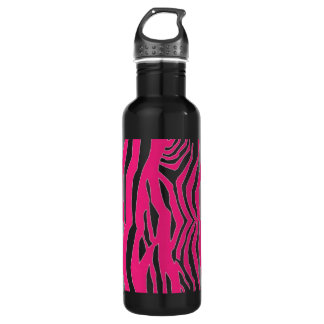 Pink Zebra Stripes 710 Ml Water Bottle