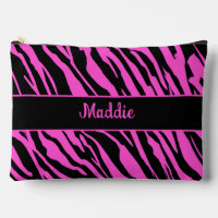 Pink Zebra Stripes Pattern
