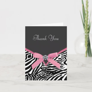 Pink Zebra Thank You Cards
