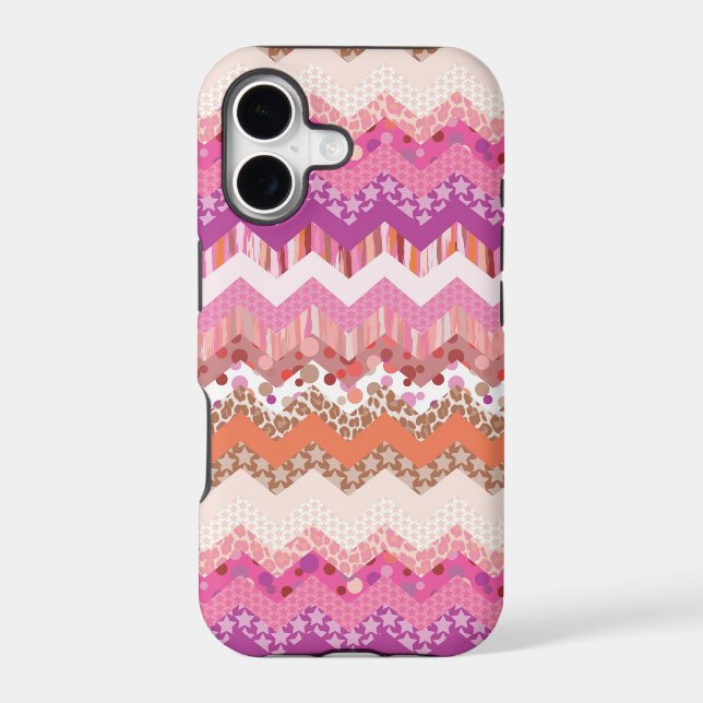 Pink zigzag background (Back)