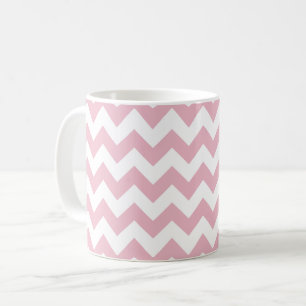 Pink Zigzag, Pink Chevron, Geometric Pattern Coffee Mug