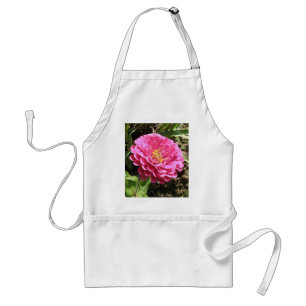 Pink Zinnia Apron