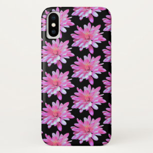 Pink zinnia, pink daisy, pretty floral pattern Case-Mate iPhone case