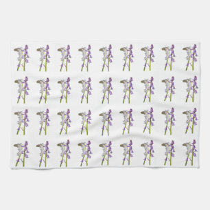 Pinkbells Fabric Pattern. Kitchen Towel
