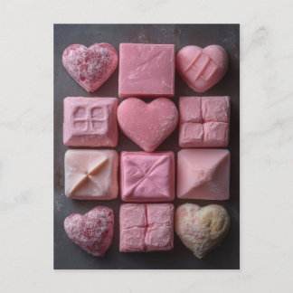Pinke and sweets Valentine's Day Postcard