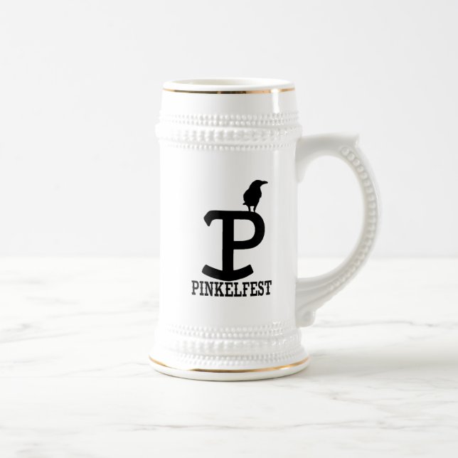 Pinkel Crow Beer Stein (Right)