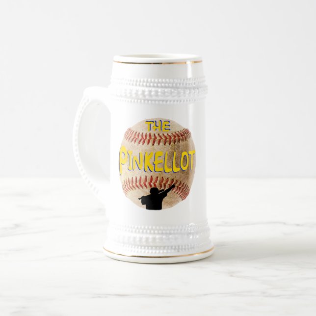 Pinkel Lot Ball Beer Stein (Front Left)
