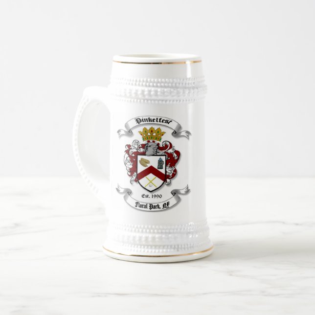 PINKELFEST STEIN white (Front Left)