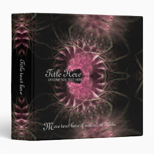 Pinkellii Fractal Binder