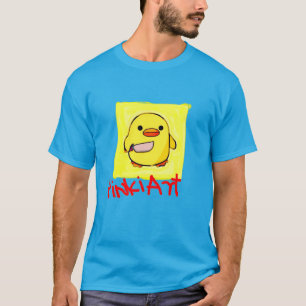Pinkiart Duck – Playful Pastel Character Concept T-Shirt