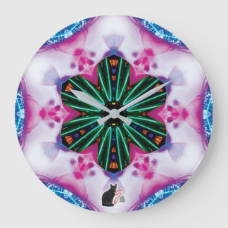 Pinkie Kaleidoscope Large Clock