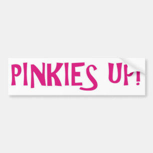 PINKIES PINK BUMPER STICKER