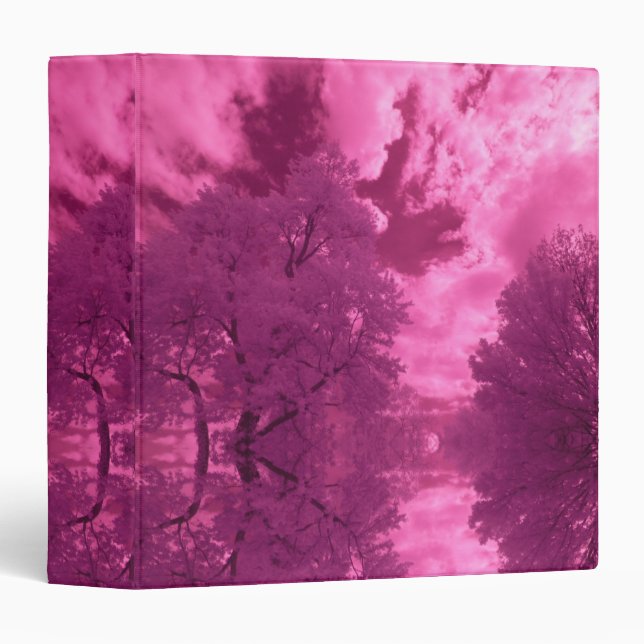 Pinkish Hues Infrared Cloud Binder (Front/Spine)