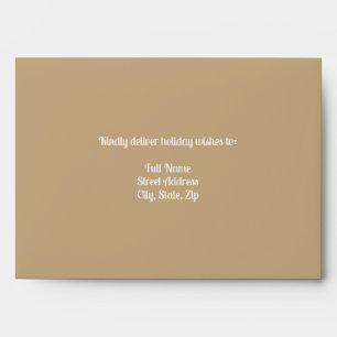 Pinkish Tan, Enveloppe d'envoi de Noël