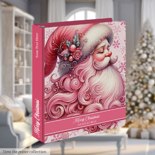 Pinkmas Santa Claus Cercle Classeur pour les plans