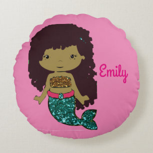 PinkMermaid Personalized Pillow
