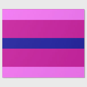 Pinks and Blue Wrapping Paper