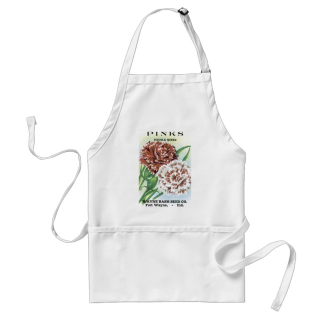 Pinks Double Mixed Wayne Bash Seed Co Standard Apron (Front)