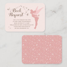 PinkTinker Bell Book Request Insert