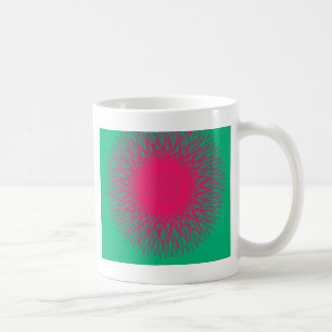 pinky abstract coffee mug