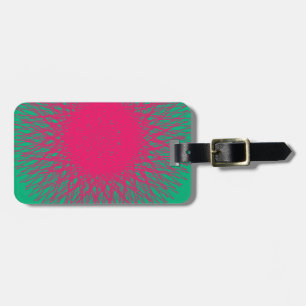 pinky abstract luggage tag